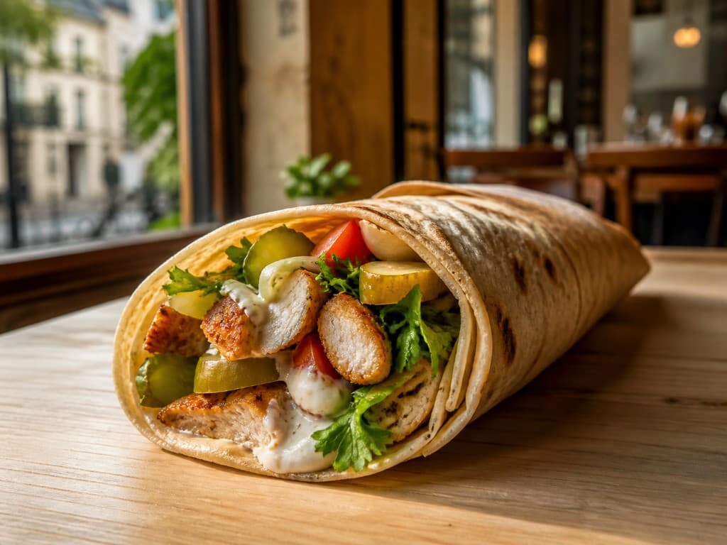 Wrap libanais traditionnel chez Dom's